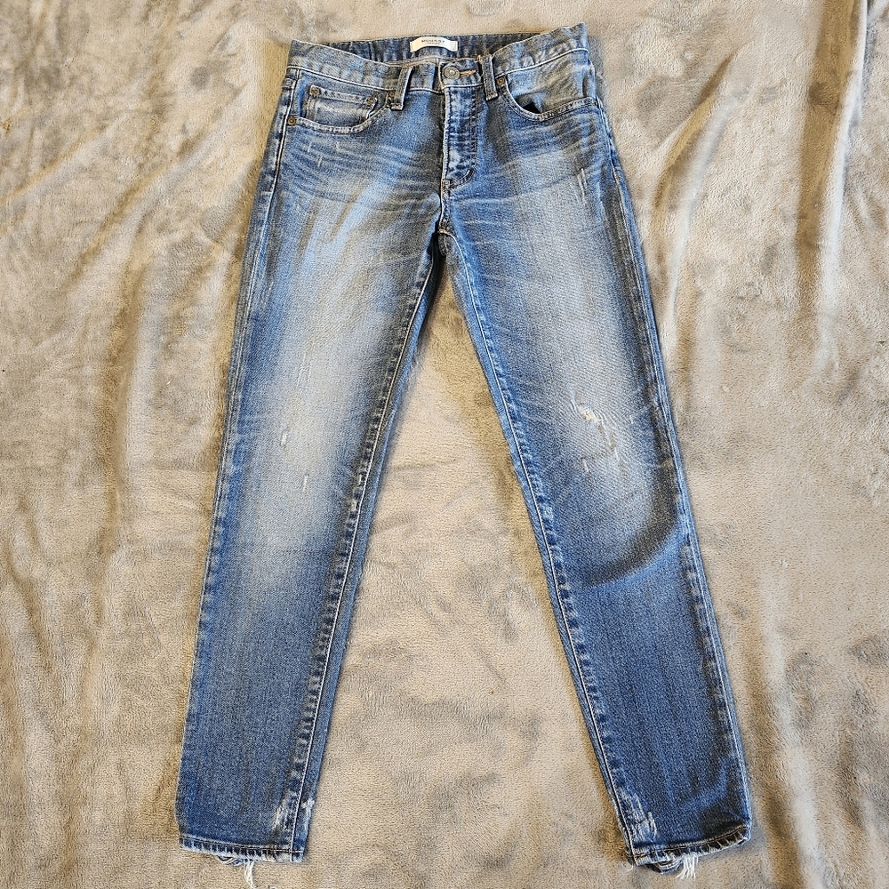 Moussy Blue Distressed Women Jeans